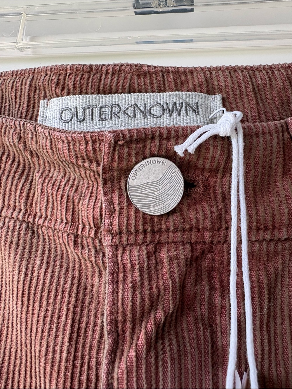 Outerknown NWT Smith Cord Pant Sepia size 27 100% regenerative organic cotton - Picture 4 of 9
